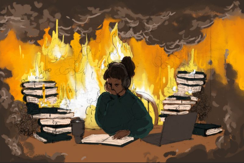 A Student’s Struggle-YazhinI M (12C)
